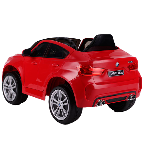 Mini Bmw X6m Vermelho Carro Elétrico Infantil a Bateria para Crianças Motorizado Menino Menina Bebê