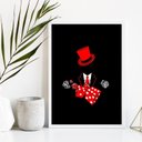 Ver imagem 1 de Quadro Decorativo Umbanda Zé Pelintra 24x18cm - com vidro:Madeira branca