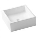 Ver imagem 1 de Kit 2 Cubas de Apoio 35x35cm sem Mesa Basic Q5 Celite Branco