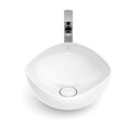 Ver imagem 4 de Kit 2 Cubas de Apoio 37,5x37,5cm Ruy Ohtake Roca Branco
