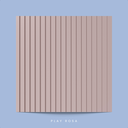 Ver imagem 3 de Painel Ripado Laminado de Eva Autocolante Flexível Rolo 10mt Rosa