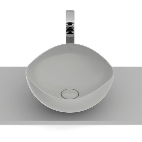 Kit 3 Cubas de Apoio 37,5x37,5cm Ruy Ohtake Roca Cinza/Stone