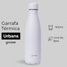 Garrafa Térmica Urban Gocase 500ml Aço Inox Parede Dupla Isolada Branca - 2