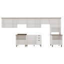 Ver imagem 4 de Cozinha Modulada Completa com Aérea de Serviço Integrada 100% Mdf