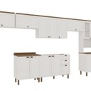 Ver imagem 2 de Cozinha Modulada Completa com Aérea de Serviço Integrada 100% Mdf