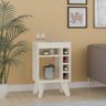 Bar Adega 45,5x72,5cm Pés em Mdf Tampo em Espelho Drink Artely Off White Off White - 1