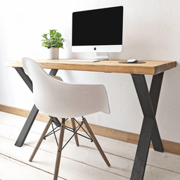 Escrivaninha Mesa para Escritório | Estrutura X - 140cm - 2