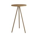 Ver imagem 1 de Mesa Lateral de Apoio com Pés Metálicos 35x35cm 27942 Artesano - Hanover/dourado