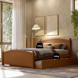 Bicama Casal de Madeira Maciça Woodstore com Cama Auxiliar - 3