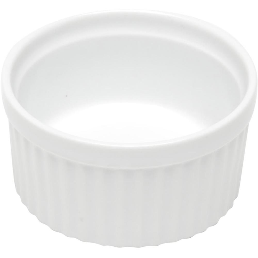 24 Ramekins de Porcelana 155ml Classic Branco Lyor Restaurante Molhos Sobremesas - 1