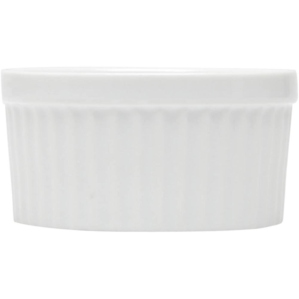 24 Ramekins de Porcelana 155ml Classic Branco Lyor Restaurante Molhos Sobremesas - 3