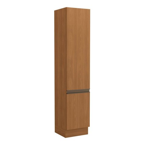 Paneleiro Alto para Cozinha 500mm de Madeira Marrom/Canela