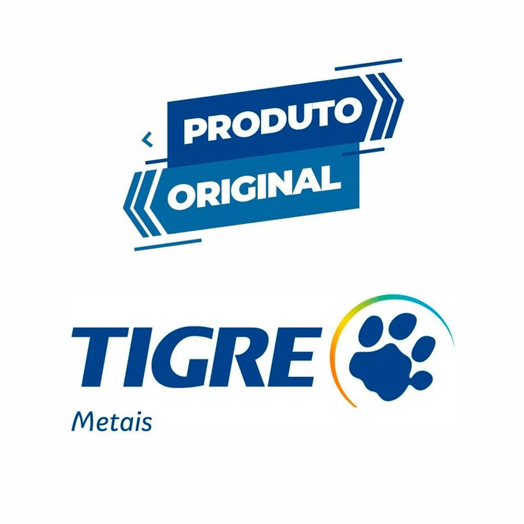 ACABAMENTO DE DESCARGA CROMADO QUARTER COM CONVERSOR TIGRE - 7