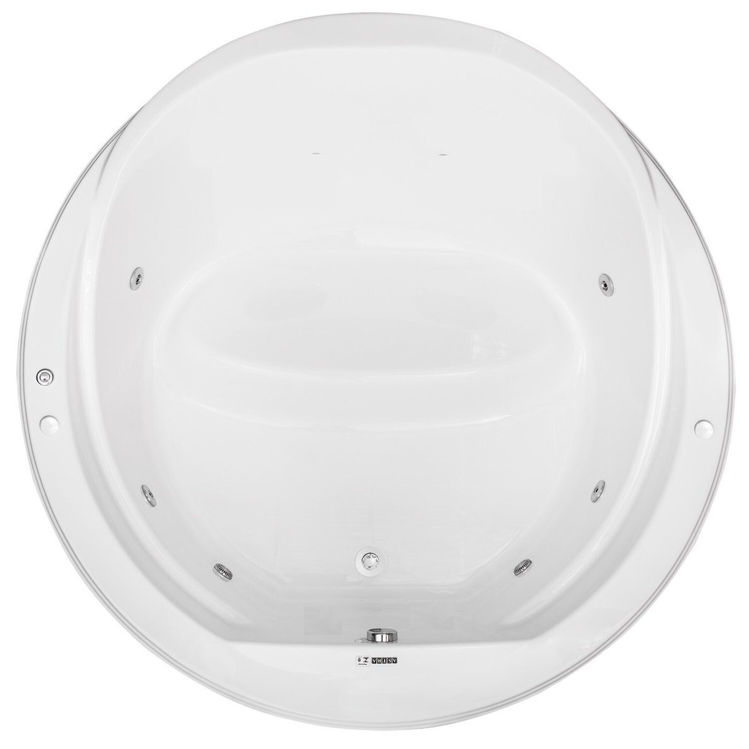 Banheira Hidromassagem Sollene Redonda em Gel Coat Luxo com Aquecedor - Ø180cm - Volume Ideal 425 Li - 110V - 2