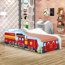Ver imagem 1 de Cama Trenzinho Kids Infantil Com Colchão