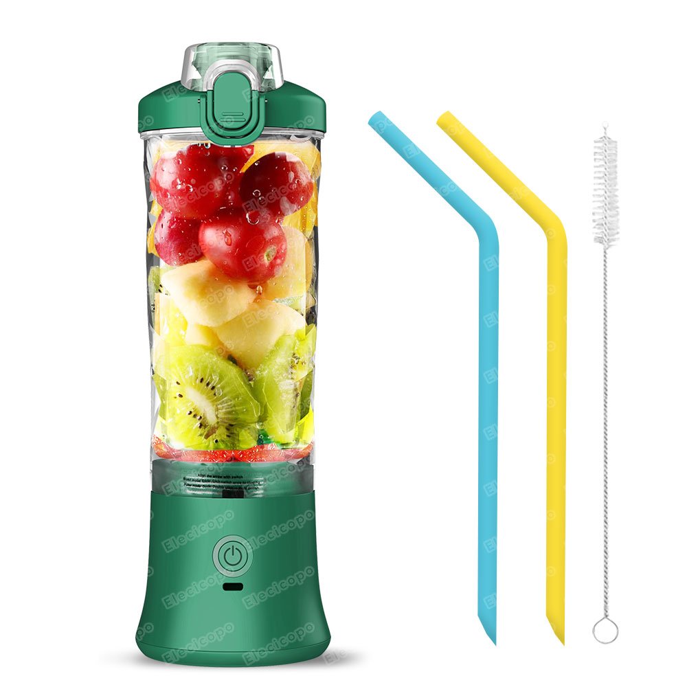 Liquidificador com 4000mah, Usb Recarregável, Smoothie Mini Blender, Máquina Multifuncional, 600ml - - 1