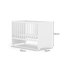 Ver imagem 3 de Berço Mini Cama 3 em 1 Americano 100% MDF Helena