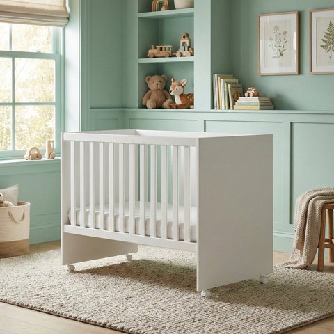 Berço Mini Cama 3 em 1 Americano 100% MDF Helena