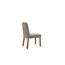 Ver imagem 4 de Conjunto Sala de Jantar Mesa Florença Madeira Maciça 160x90cm Tampo Retângular Vidro Off White com 6