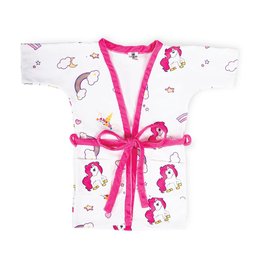 Roupão de Banho Infantil de 4 a 10 Anos Unicórnio - G - 8 a 10 Anos - 2