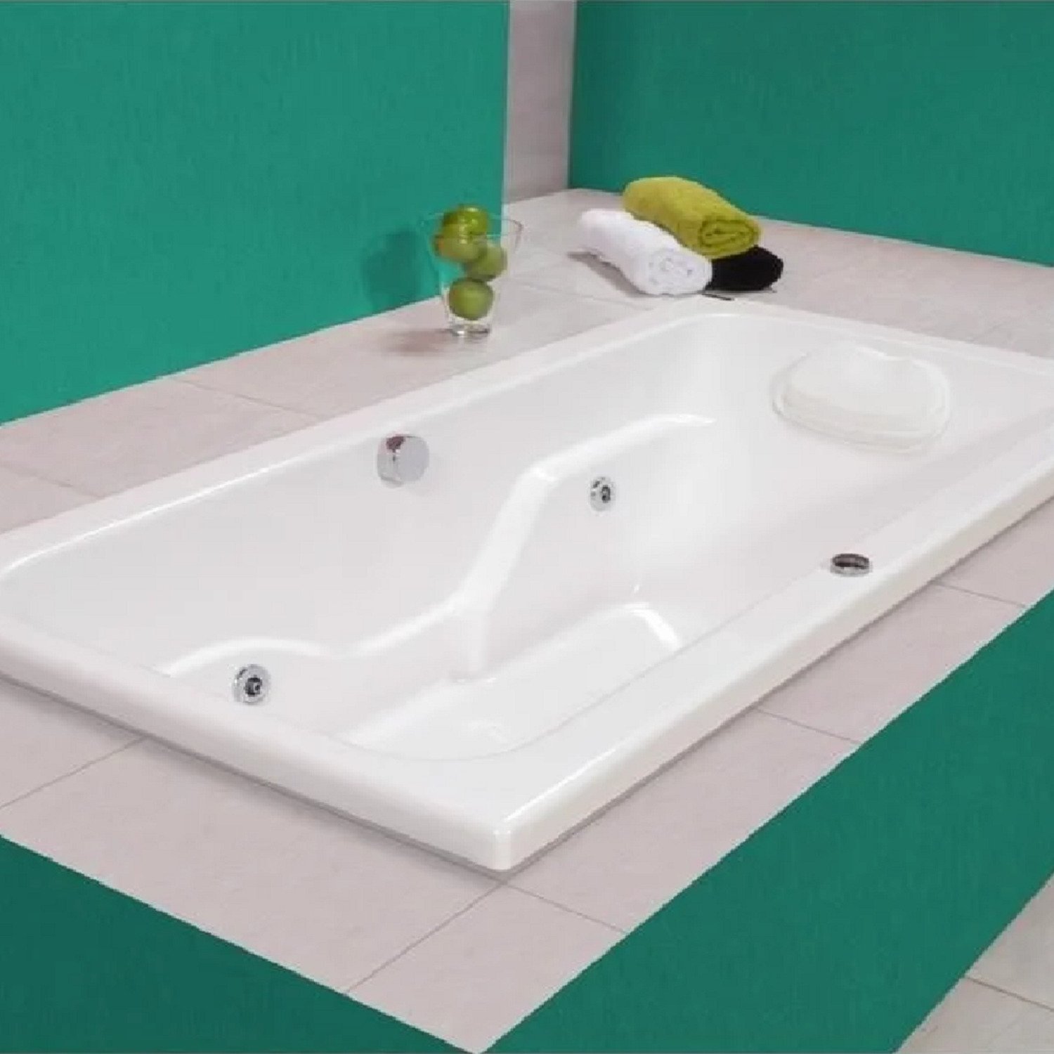 Banheira Hidromassagem Box Nuova em Gel Coat Luxo com Aquecedor - 150cm - Volume Ideal 105 litros - - 220V - 1