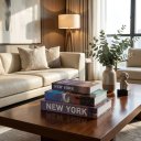 Ver imagem 5 de Kit Livro Caixa Decorativo 3 Peças – Caixa Organizadora Estilo Livro para Decoração:New York