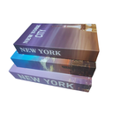 Ver imagem 1 de Kit Livro Caixa Decorativo 3 Peças – Caixa Organizadora Estilo Livro para Decoração:New York