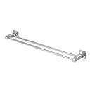 Ver imagem 1 de Porta Toalha Barra Duplo Quadrado Cromado Metal Banheiro
