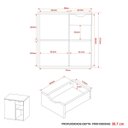 Ver imagem 7 de Gabinete de Banheiro 60 Cm 1 Porta com Cuba Romana Mármore Branco