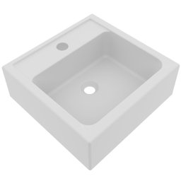 Gabinete de Banheiro 60 Cm 1 Porta com Cuba Romana Mármore Branco - 4