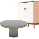 Ver imagem 3 de Kit 3 Puxadores Naico 206 Ponto Redondo Bronze para Móvel Armários e Gavetas