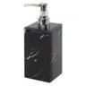 Kit Banheiro Preto Decorado Lavabo Moderno Mármore Porcelana - 8