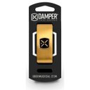 Ver imagem 1 de Damper Em Couro Legitimo E Tag Em Metal Dourado Metalico Dmmd02
