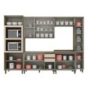 Ver imagem 4 de Cozinha Modulada Connect 7 Peças 2 Aéreos + 2 Balcões+ 2 Paneleiros + 1 Complementoc6p21 Duna