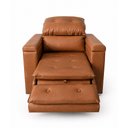 Ver imagem 4 de Poltrona do Papai Retrátil Reclinável Confortável Courino Caramelo - Sallar Home
