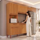 Ver mais imagens de Cozinha Modulada Barcelona 100% MDF Móveis Home | 11 Portas + 1 Gaveta