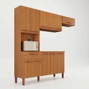 Ver imagem 2 de Cozinha Modulada Barcelona 100% MDF Móveis Home | 11 Portas + 1 Gaveta