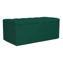Ver imagem 1 de Recamier Calcadeira Bau 90 Cm Dalia Linho Verde Musgo Artte Verde Musgo