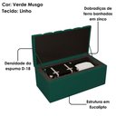 Ver imagem 4 de Recamier Calcadeira Bau 90 Cm Dalia Linho Verde Musgo Artte Verde Musgo
