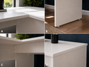Ver imagem 4 de Mesa em L 1200 x 1500 mm Auxiliar - Linha Studio: Branco