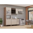 Ver imagem 1 de Cozinha Modulada Compacta 4 Peças com Espaço para Forno e Micro-ondas sem Tampo Aspen Luciane Móveis