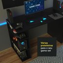 Ver imagem 7 de Mesa para Computador Gamer e Painel até 58 Madesa - Preto