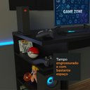 Ver imagem 6 de Mesa para Computador Gamer e Painel até 58 Madesa - Preto