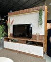 Ver mais imagens de Rack Home Painel Estante TV até 70 pol Mármore/Ripado Iluminação LED