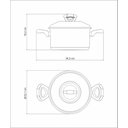 Ver imagem 4 de Caçarola Tramontina Solar Baquelite Funda em Aço Inox Fundo Triplo com Tampa Alças de Baquelite 20 C