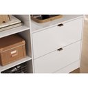 Ver imagem 6 de Armário Sapateira Casal Joy C- 2 Portas 2 Gavetas e Espelho Amendola-off White - Demóbile