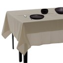 Ver imagem 1 de Toalha de Mesa Linho Premium 6 Lugares 200x140 Cm Admirare - Bege