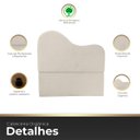 Ver imagem 3 de Cabeceira Casal Estofada para Cama Box em Bouclé
