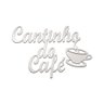 Placa Decorativa Cantinho do Café Branco Trovarelli - 1