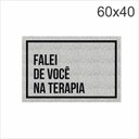 Ver imagem 2 de Tapete Divertido Falei na Terapia de Você, Tapetes para Residencias.